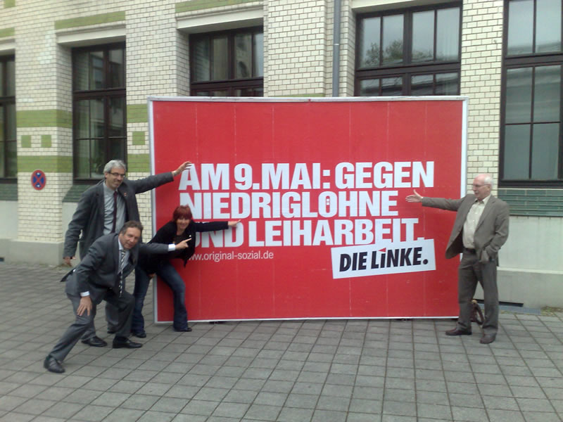 Am 9. Mai: Gegen Niedriglohn und Leiharbeit